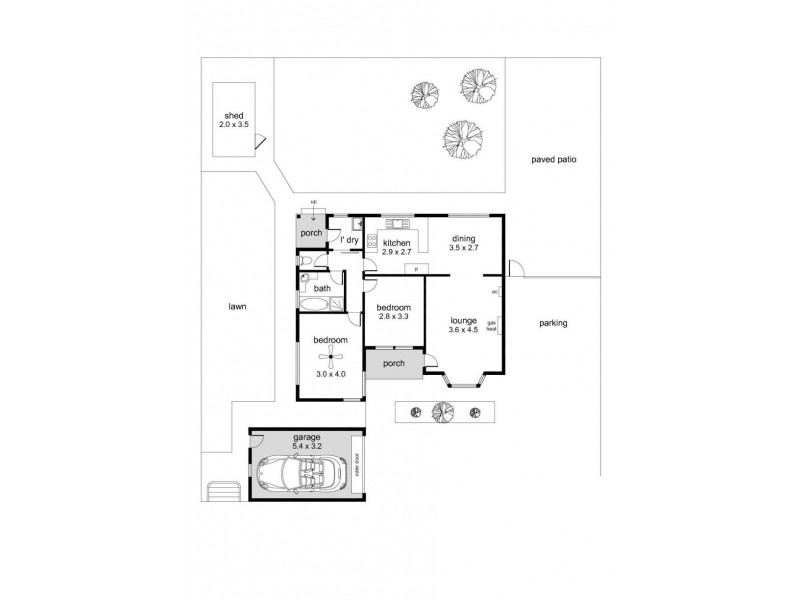 2/381 Tapleys Hill Road, Seaton SA 5023 Floorplan