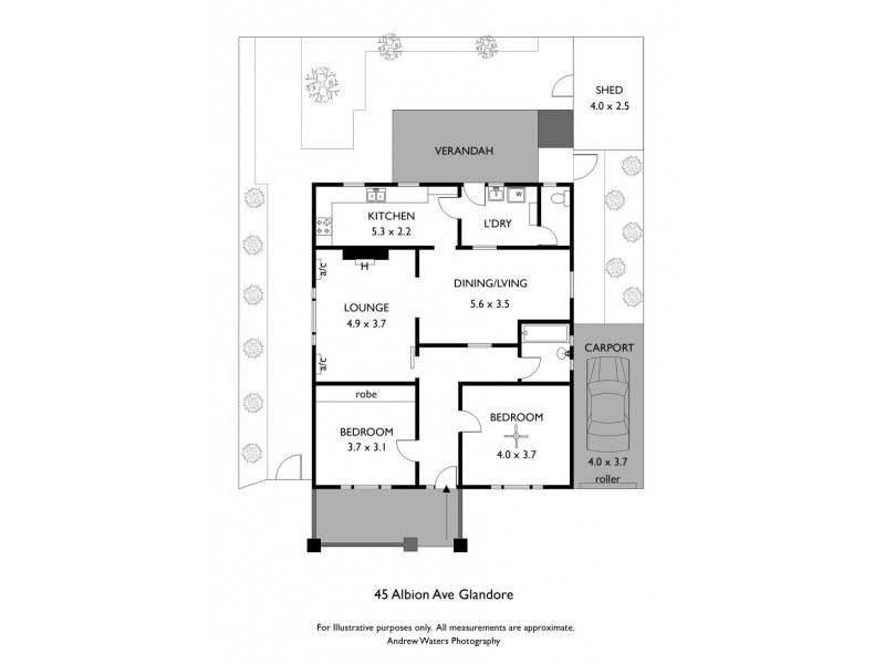45 Albion Avenue, Glandore SA 5037 Floorplan