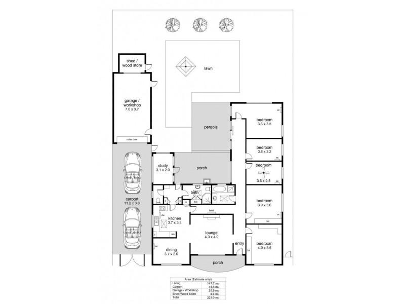 48 Elston Street, Brooklyn Park SA 5032 Floorplan