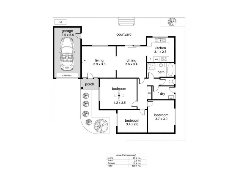 4/78 Hayward Avenue, Torrensville SA 5031 Floorplan