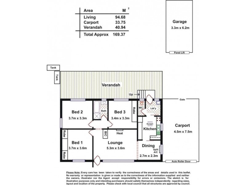 23 Bottrell Avenue, Ingle Farm SA 5098 Floorplan