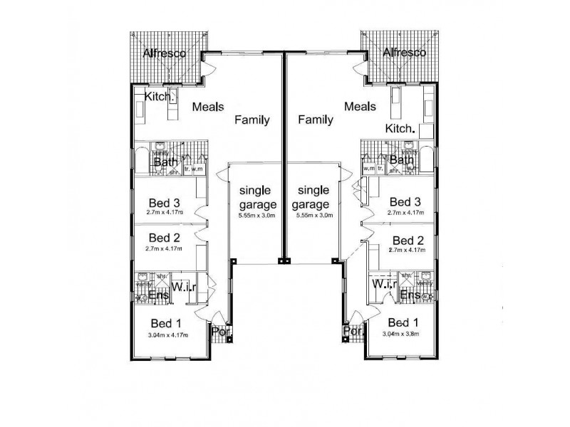 5b & 5c Rosemary Street, Woodville West SA 5011 Floorplan