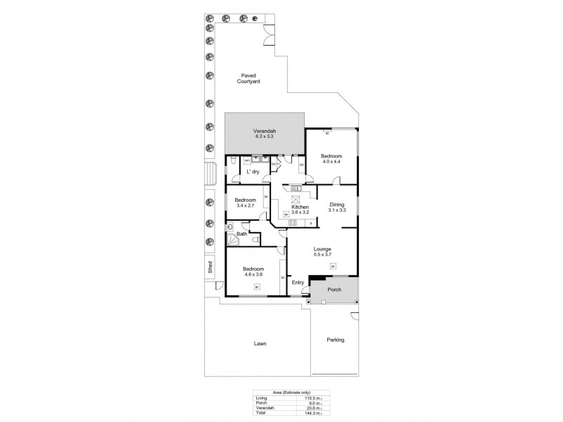 24 Lipsett Terrace, Brooklyn Park SA 5032 Floorplan