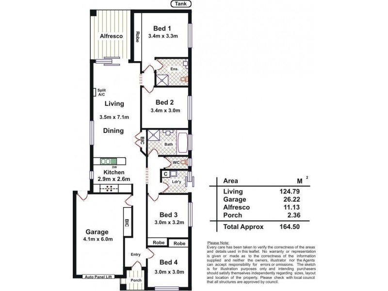 13 Grenwood Avenue, Evanston Gardens SA 5116 Floorplan