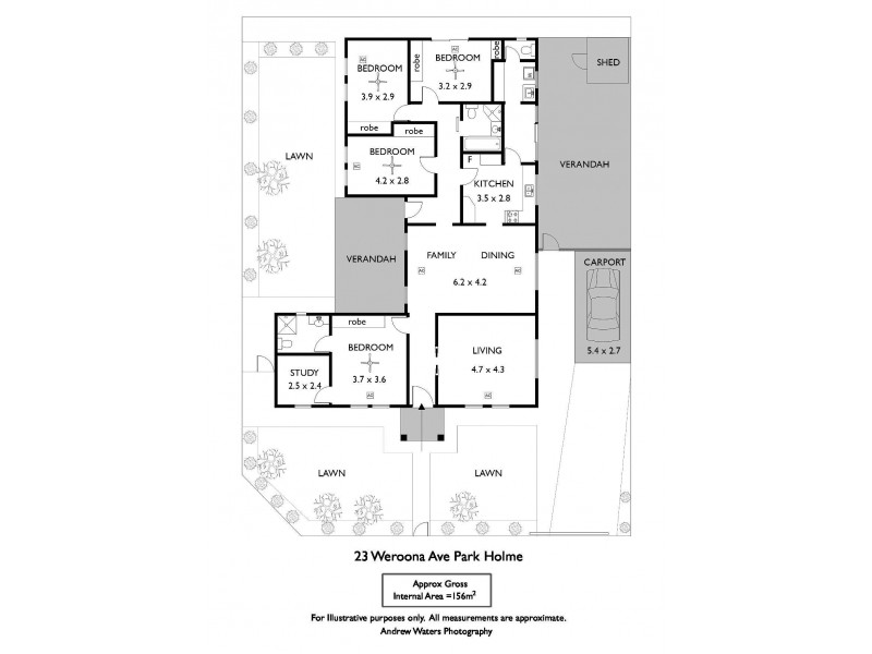 23 Weroona Avenue, Park Holme SA 5043 Floorplan