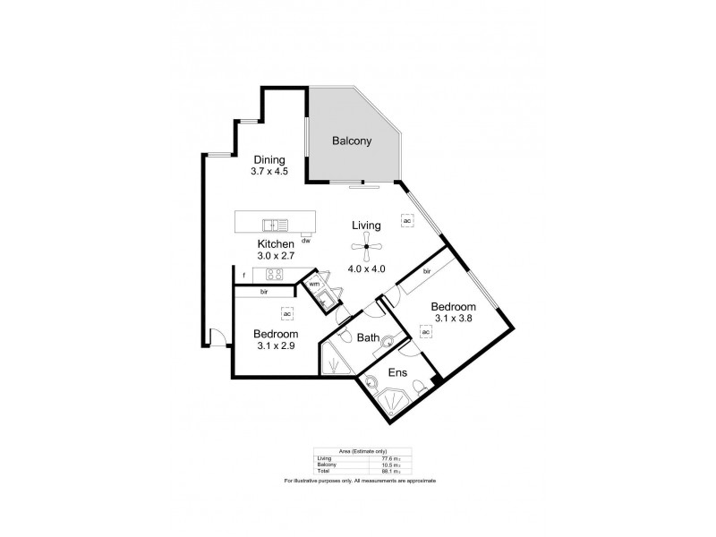 30/16 Mann Drive, Brompton SA 5007 Floorplan