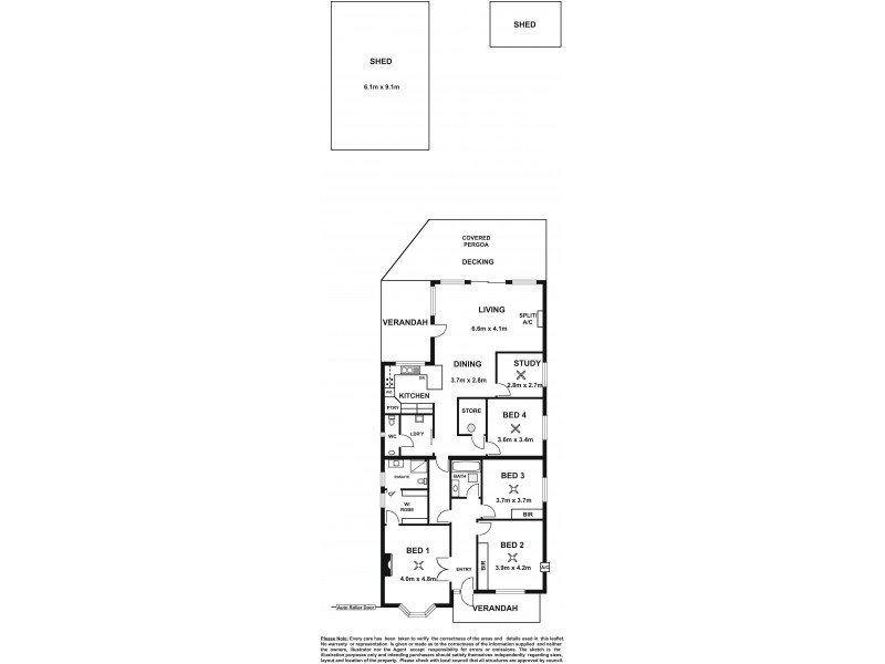 54 King Street, Pennington SA 5013 Floorplan