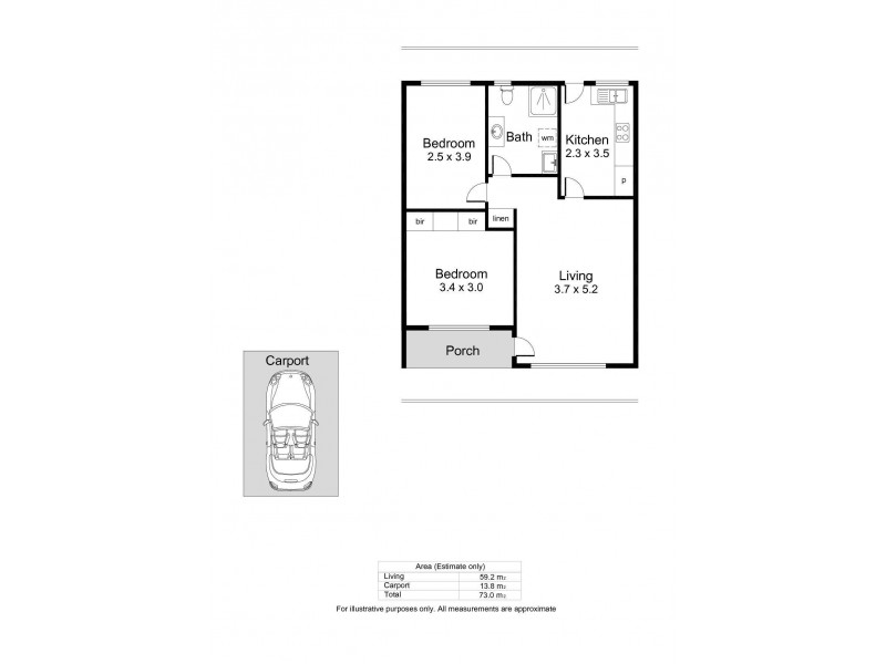 10/414 Sir Donald Bradman Drive, Brooklyn Park SA 5032 Floorplan