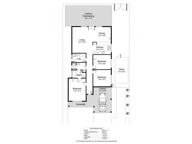 7 Marles Court, Brooklyn Park SA 5032 Floorplan