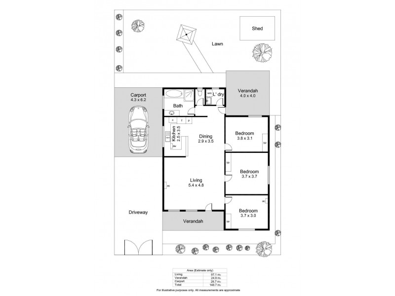 24 Main Street, Beverley SA 5009 Floorplan