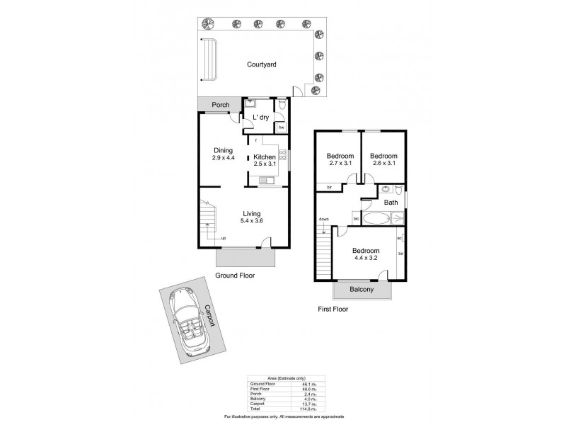 1/112 Woodville Road, Woodville North SA 5012 Floorplan