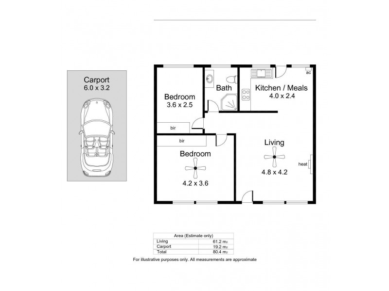 2/54 Walkers Road, Somerton Park SA 5044 Floorplan