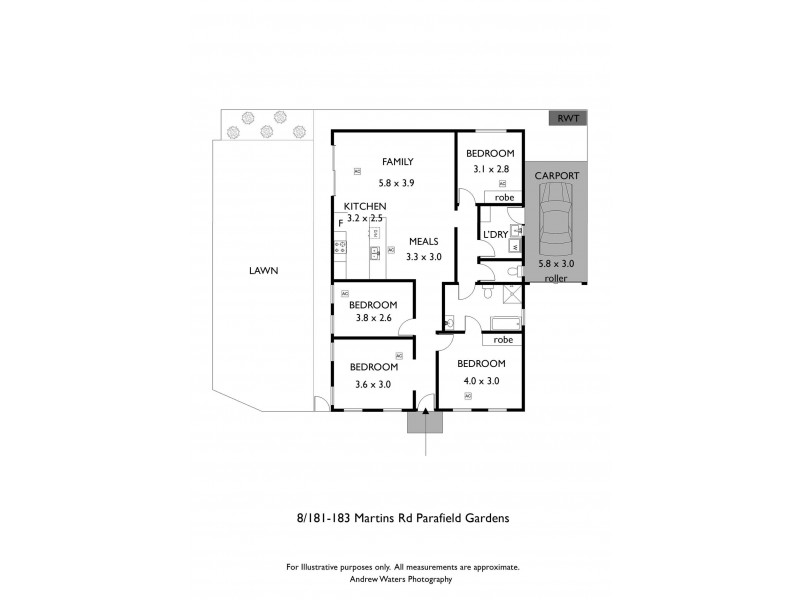 8/181-183 Martins Road, Parafield Gardens SA 5107 Floorplan