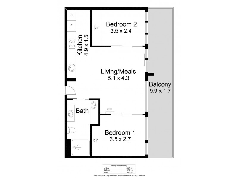 229/33 Warwick Street, Walkerville SA 5081 Floorplan