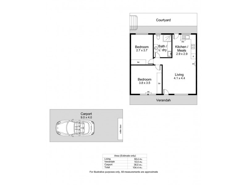 2/9 Cuming Street, Mile End SA 5031 Floorplan