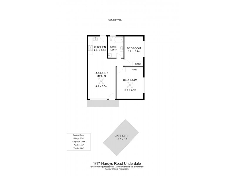 1/17 Hardys Road, Underdale SA 5032 Floorplan
