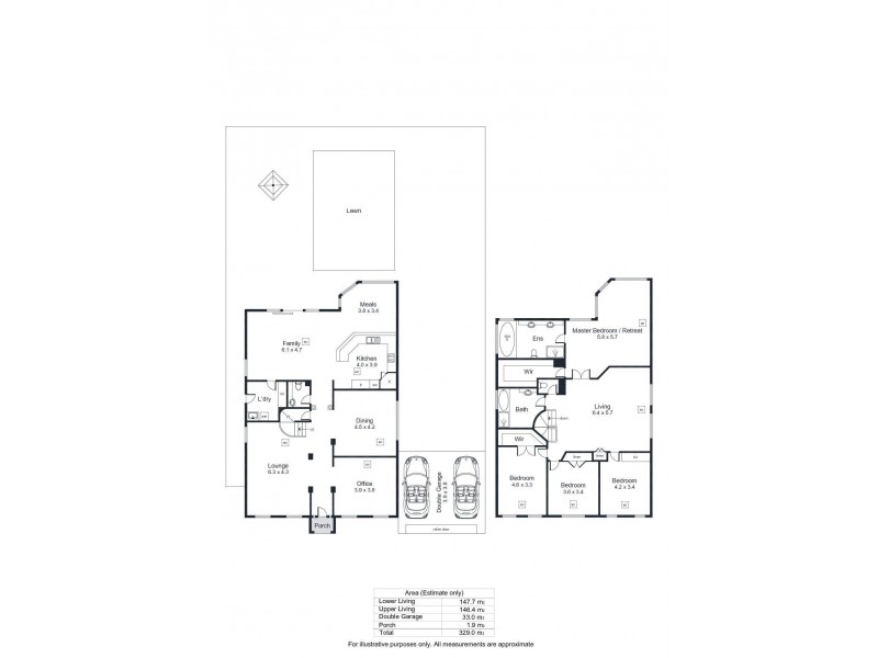 7 Lakeview Drive, Parafield Gardens SA 5107 Floorplan