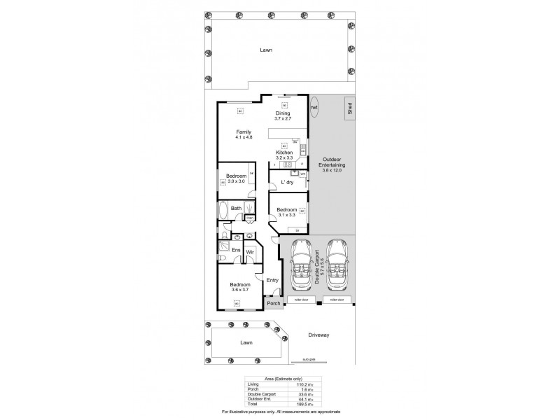 21 Carbone Drive, Munno Para West SA 5115 Floorplan
