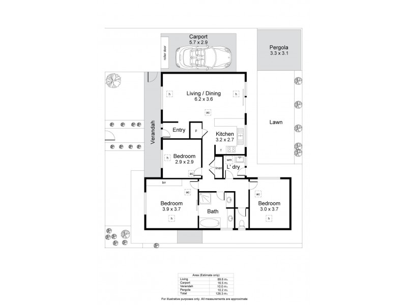 34b Norma Street, Mile End SA 5031 Floorplan