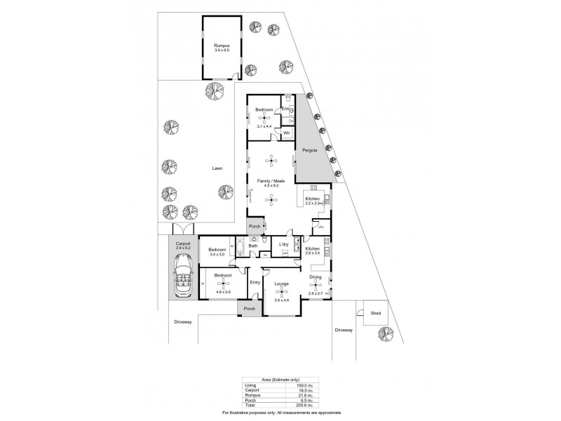 49 Hartley Road, Flinders Park SA 5025 Floorplan