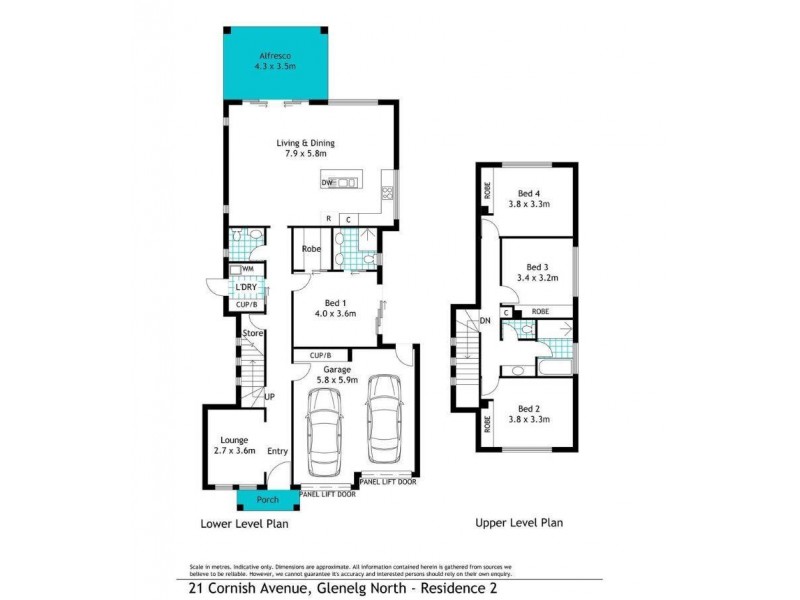 21 Cornish Street, Glenelg North SA 5045 Floorplan