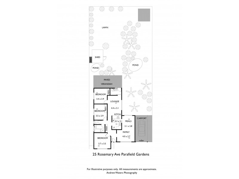 25 Rosemary Avenue, Parafield Gardens SA 5107 Floorplan