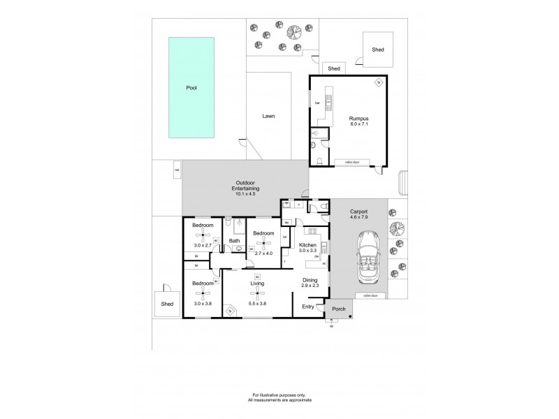 8 Woodchester Street, Para Hills West SA 5096 Floorplan