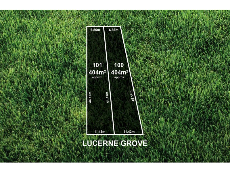 Lot 100 & 101/15 Lucerne Grove, Findon SA 5023