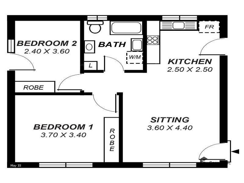 3/17 Thornton Street, Kensington SA 5068 Floorplan