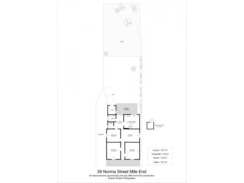39 Norma Street, Mile End SA 5031 Floorplan
