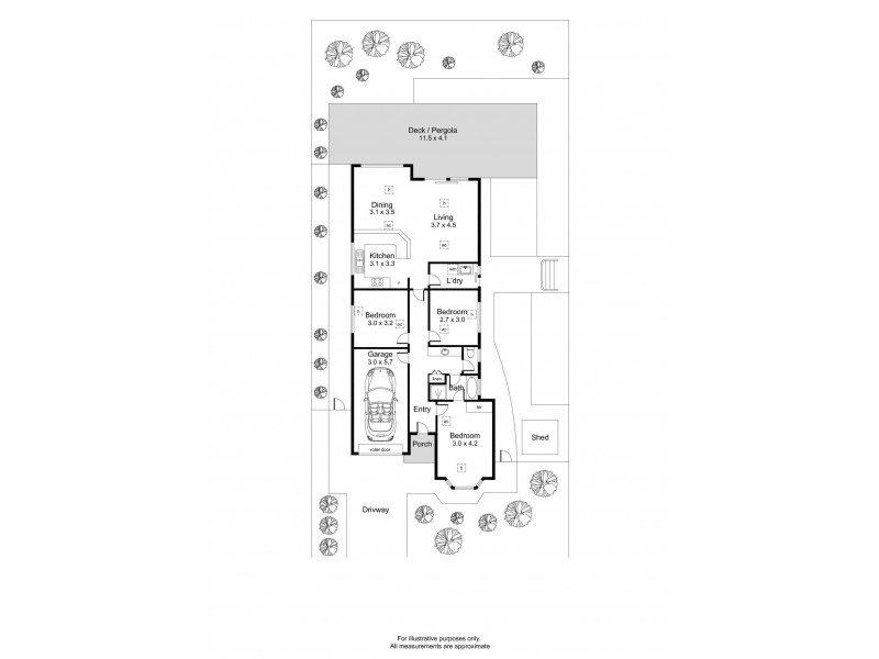 6 Mori Street, Woodcroft SA 5162 Floorplan