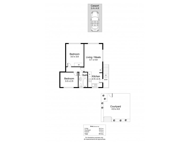 3/65 Leader Street, Forestville SA 5035 Floorplan