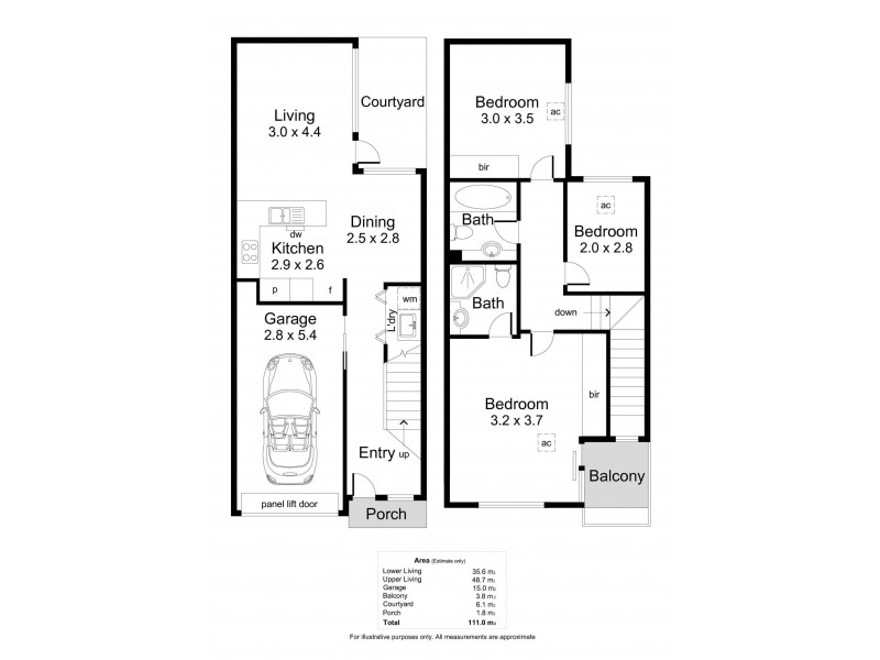 3 Sparman Close, Adelaide SA 5000 Floorplan