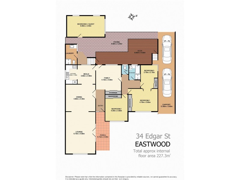34 Edgar Street, Eastwood NSW 2122 Floorplan