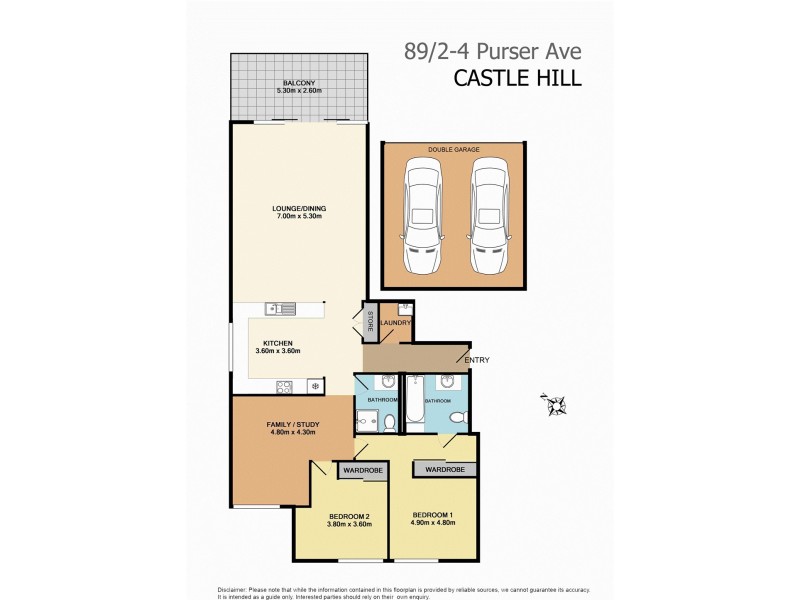 89/2-4 Purser Avenue, Castle Hill NSW 2154 Floorplan