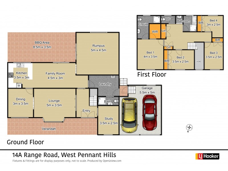 14A Range Road, West Pennant Hills NSW 2125 Floorplan
