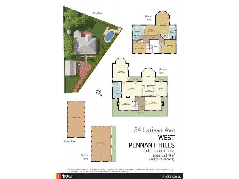 34 Larissa Avenue, West Pennant Hills NSW 2125 Floorplan