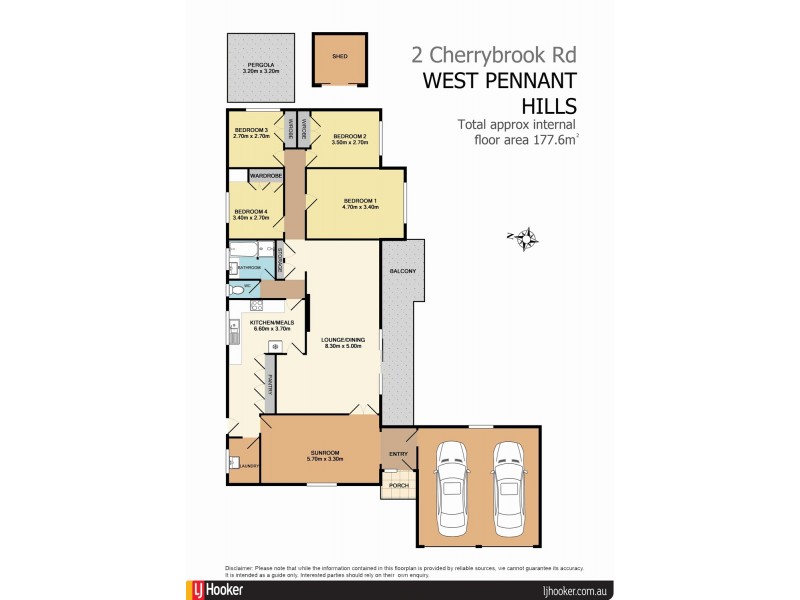 2 Cherrybrook Road, West Pennant Hills NSW 2125 Floorplan