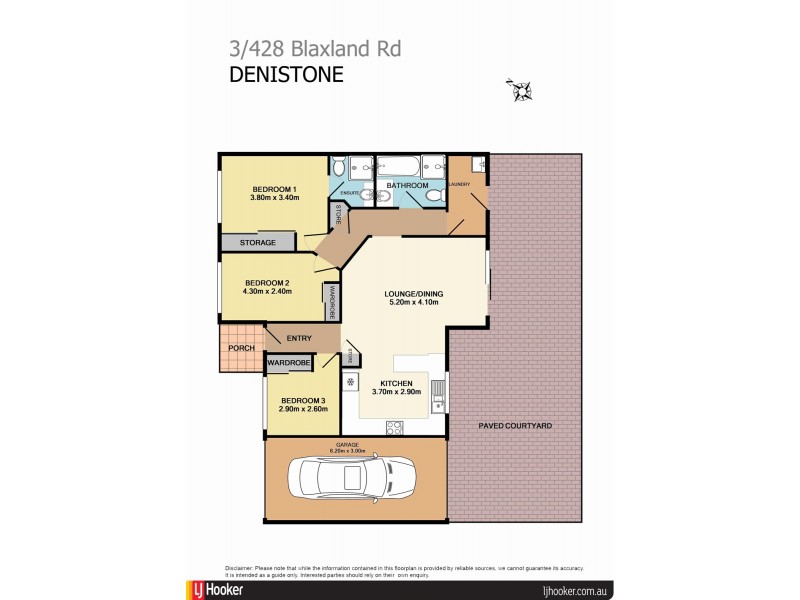 3/428 Blaxland Road, Denistone NSW 2114 Floorplan