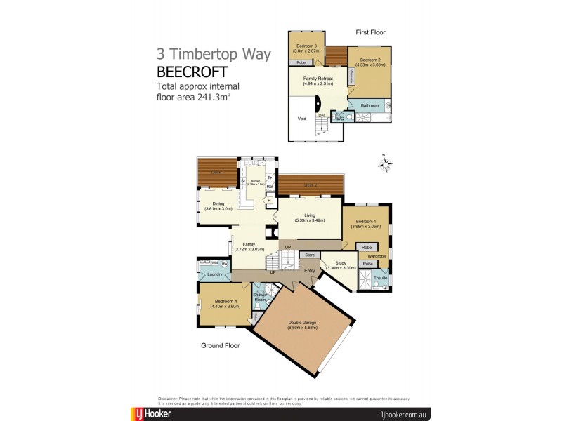 3 Timbertop Way, Beecroft NSW 2119 Floorplan