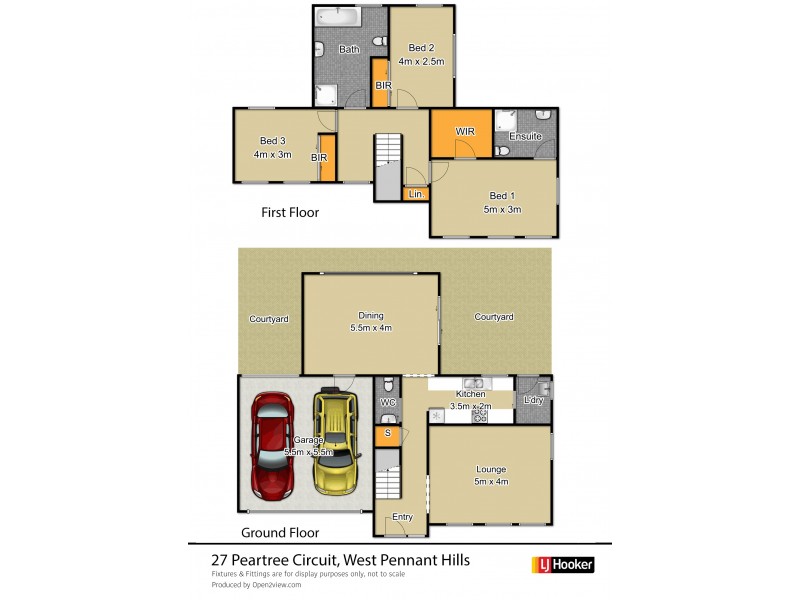 27 Peartree Circuit, West Pennant Hills NSW 2125 Floorplan
