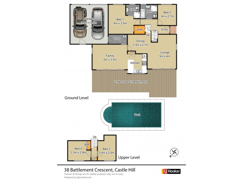 38 Battlement Crescent, Castle Hill NSW 2154 Floorplan