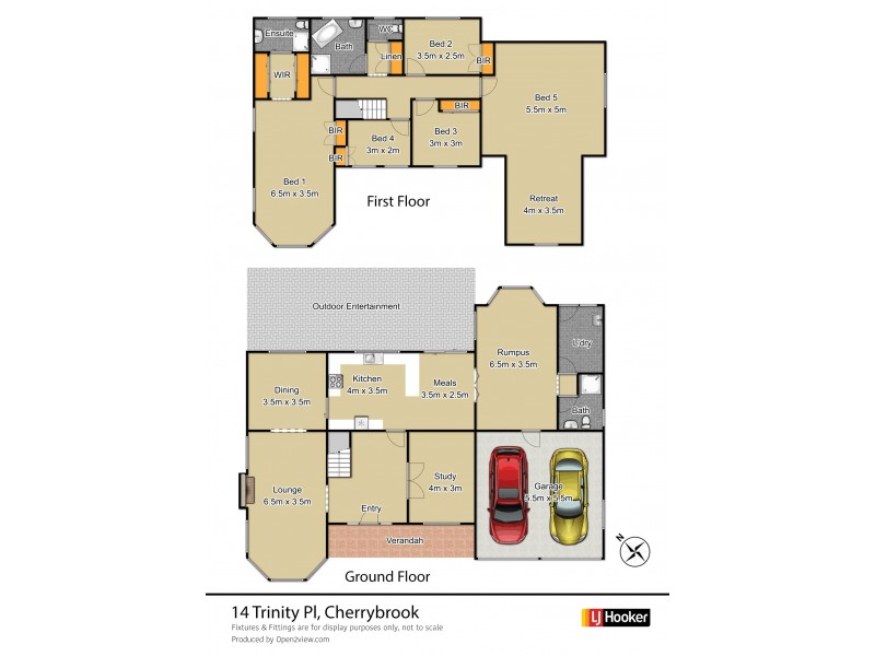 14 Trinity Place, Cherrybrook NSW 2126 Floorplan