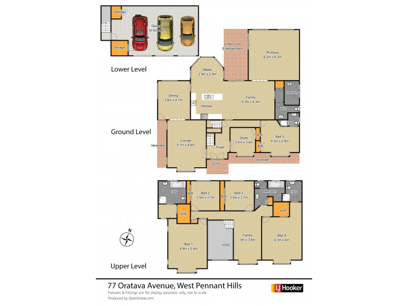 77 Oratava Avenue, West Pennant Hills NSW 2125 Floorplan