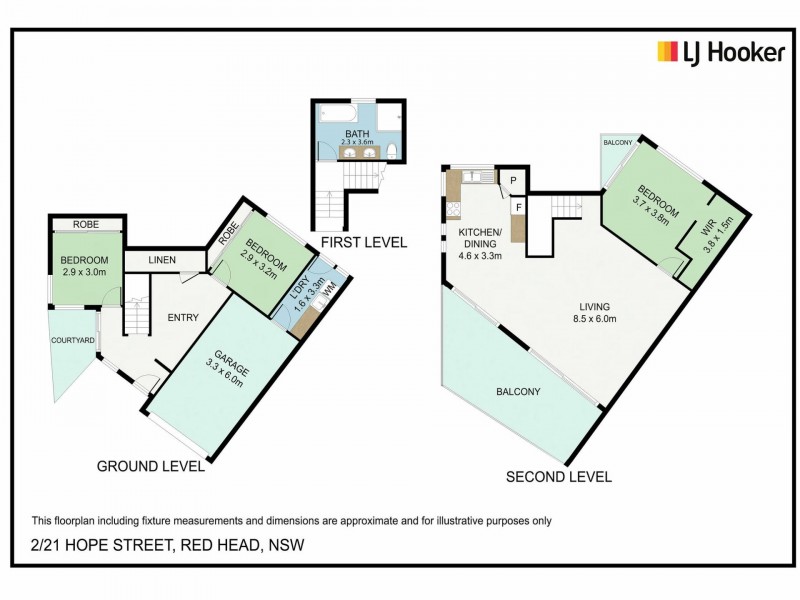 2/21 Hope St, Red Head NSW 2430