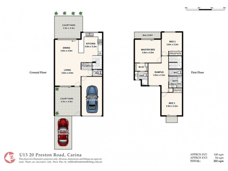13/20 Preston Road, Carina QLD 4152 Floorplan