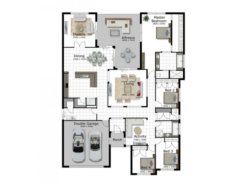 7 Lacebark St, Crestmead QLD 4132 Floorplan