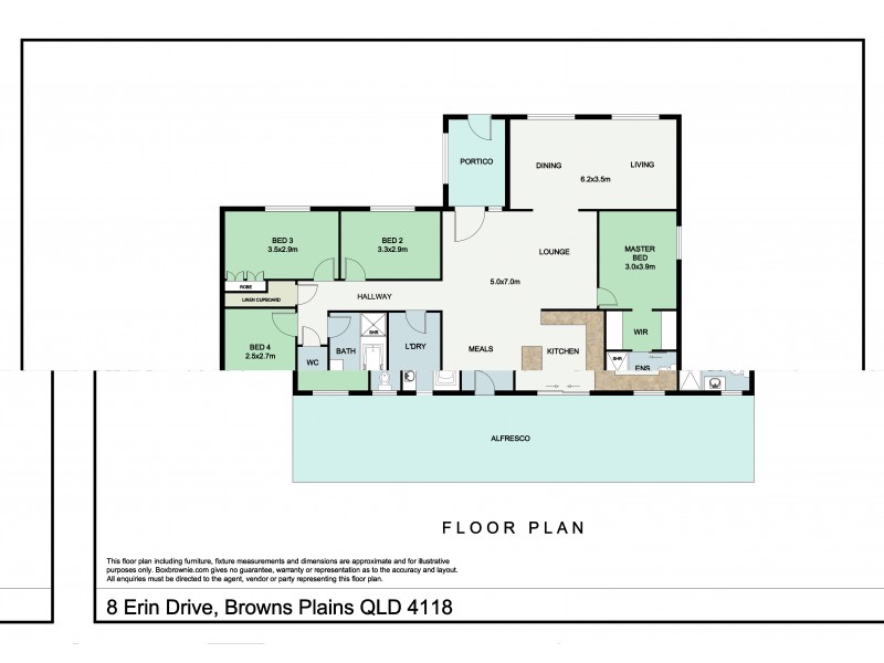 8 Erin Drive, Browns Plains QLD 4118 Floorplan