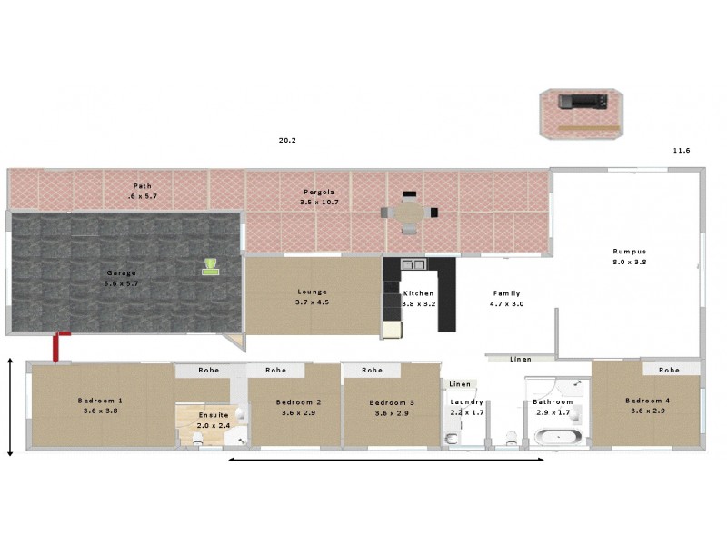 10 McKenzie Court, Crestmead QLD 4132 Floorplan