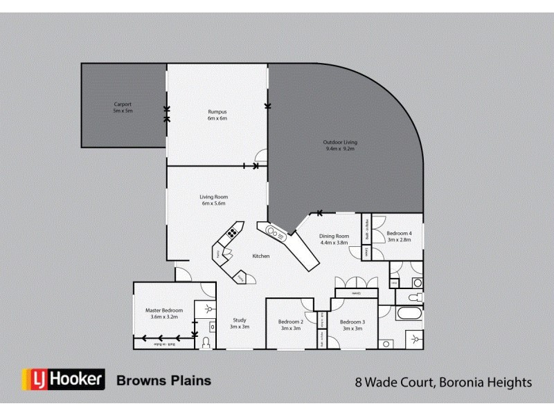 8 Wade Court, Boronia Heights QLD 4124 Floorplan